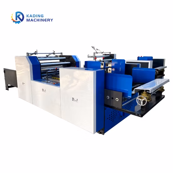 Máquina laminadora automática de película con cuchilla caliente de alta velocidad