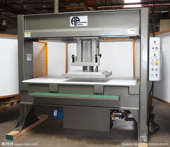 Máquina cortadora de cabezal móvil hidráulica 25T/prensa cortadora/punzonadora/máquina troqueladora