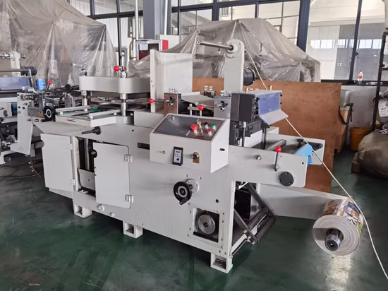 Gran propiedad mecánica Máquina troqueladora y selladora rotativa de diseño especializado